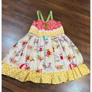 Gooseberry Lane Original summer dress size 2T.  Country girly, unique playful